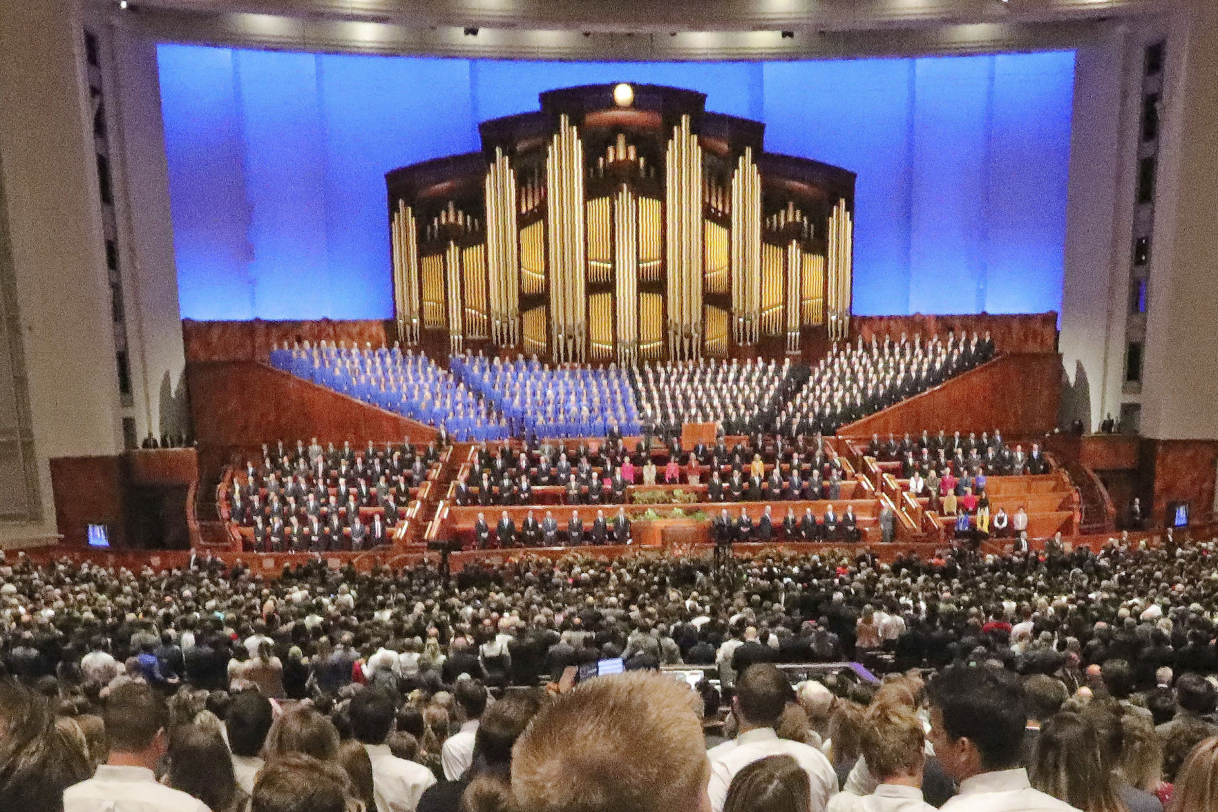Virus Outbreak Mormon Church